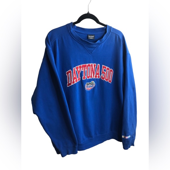 Vtg NASCAR Daytona 500 Embroidered 49th Annual ProEdge Racing Sweatshirt Large - Picture 2 of 11